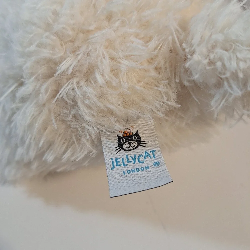Jellycat Munro‎ Scotty Dog White Terrier Puppy Plush 11